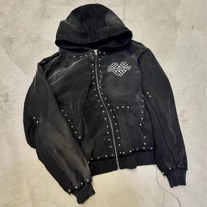 Sweat-shirt à capuche en strass de haute qualité, design personnalisé en cristal scintillant, pull à capuche en mélange de coton, usine OEM ODM - Product Image 4