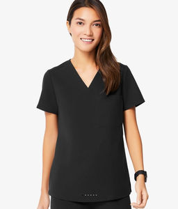 Conjunto de Uniformes Médicos para Mujer de Marca Privada – Blusa y Pantalones de Enfermera de Tela Elástica, Uniforme de Hospital al por Mayor - Product Image 1