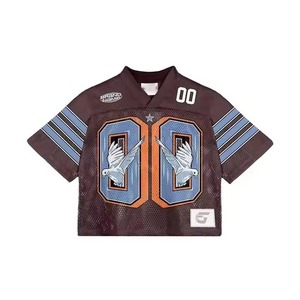 Camiseta de Fútbol Retro Personalizada de Gran Tamaño, Ropa Deportiva de Malla, Impresión por Sublimación, Diseño Personalizado - Product Image 4