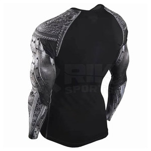 Sublimation Rash Guard Soft Stretch Fabric Breathable Design Water Sports And Beach Activity Wear - Product Image 4