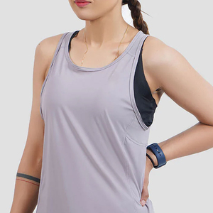 Créez votre propre débardeur pour femme en stock, de haute qualité, sur mesure, à prix abordable, avec motif uni pour l'été, par sublimation. - Product Image 5