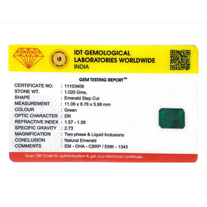 Certified Natural Zambian Emerald 5.1 Carat Oval Cut Loose Gemstone for Fine Jewelry - Product Image 4