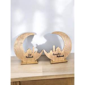 Décoration d'intérieur en bois, élégants bougeoirs, lanternes, pots à bougies pour le salon - Product Image 2