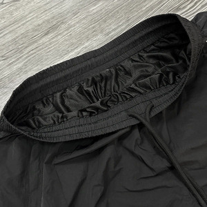 <b>Mesh</b> Lined Nylon Track <b>Pants</b> Men Lightweight Elastic Waist Relaxed Fit Graphic Print Trousers OEM Private Label Manufacturer - Product Image 3