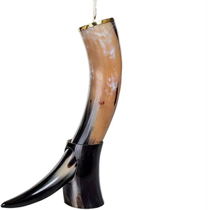 Taza de cuerno hecha a mano con correa - Product Image 1