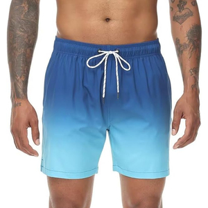 Maillots de bain pour hommes de haute qualité, écologiques, avec impression de logo personnalisée, best-seller, séchage rapide, cordon de serrage. - Product Image 1