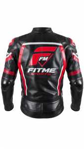 FITME SPORTS Professional White Red Black Windproof <b>Waterproof</b> Full Sleeve Motorbike Racing Suit CE Approved One Piece - Product Image 3