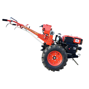 Mini 2 Wheel Agricultural Farm Tractor <b>Walking</b> Power Tiller Cultivator <b>Machine</b> <b>for</b> Field Plowing Vegetable and Rice Farming - Product Image 1