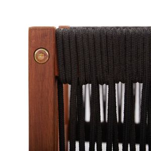 Canapé de jardin couleur bois naturel, catégorie de produit noir - Product Image 5