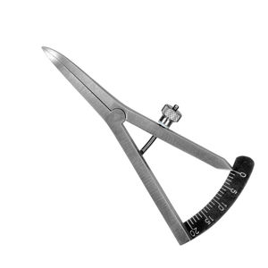 Calibre chirurgical CASTROVIEJO, instrument de mesure droit de précision, portée de la échelle 3-1/2 pouces, longueur de travail par Grip Surgical - Product Image 1