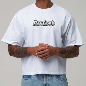 T-shirt en coton épais délavé style vintage, coupe oversize, personnalisable, fabrication usine - Product Image 1