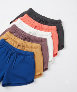 Shorts d'été décontractés pour femmes en mélange coton-lin, respirants, légers, extensibles, taille élastique, mode, pour la gym, l'entraînement et la détente - Product Image 4