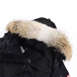 Veste d'hiver imperméable à capuche décontractée et ample en duvet pour les sports de plein air - Product Image 4