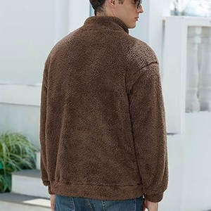 Sweat-shirt zippé en polyester/coton de haute qualité pour homme, streetwear, pull-over avec motifs imprimés et brodés, tendance décontractée - Product Image 3