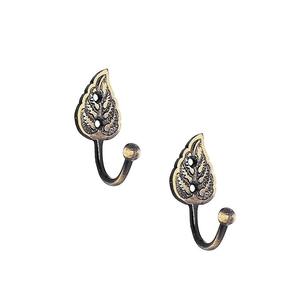 Porte-manteau, porte-sacs et porte-serviettes mural en acier inoxydable à double crochet, résistant à la rouille, pour la maison et le bureau - Product Image 1