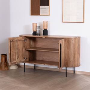 Buffet en acacia Vandana Crystal Form 145 cm de style rétro Bopee - Product Image 5