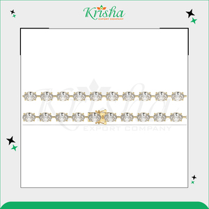 Expérience approfondie dans la vente de bracelets en diamants de tennis DEF de couleur blanche, 100 % naturels et cultivés en laboratoire, à un prix de marché excellent. - Product Image 5