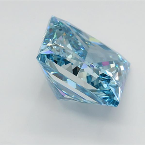 Diamant de laboratoire de 3,0 carats, taille princesse, bleu vif fantaisie, clarté VS, certifié IGI, diamant non monté pour la fabrication de bijoux - Product Image 3