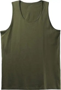 Débardeur en coton uni pour homme, vêtements de sport, musculation, vente en gros OEM. - Product Image 5