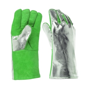 Gants de soudure en cuir de vachette de qualité supérieure, résistants à l'abrasion, pour travaux lourds, pour la lutte contre les incendies et le barbecue - Product Image 6