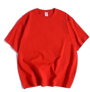 T-shirts en toile unisexe à col uni, coupe ajustée, manches courtes, 100% coton, haute qualité, personnalisation en gros, séchage rapide - Product Image 3