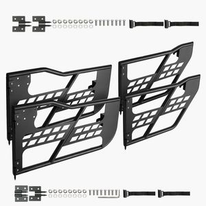 Jeep Hunting Style 4-<b>Door</b> Tube <b>Doors</b> Heavy-Duty <b>Hinges</b> OE Latch Jeep Tubular <b>Door</b> <b>Window</b> <b>Hinges</b> Rubber Pads Jeep Tube <b>Doors</b> Pads - Product Image 1