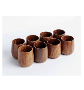 Top Grade Wood <b>Water</b> Glass Unique Design Wooden <b>Water</b> Glass Drinking Beer Glass Wholesale Supplier - Product Image 5