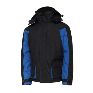Combinaison d'hiver pour homme, grande taille, imperméable, tissée, chaude, à capuche, coupe-vent, respirante, avec fermeture éclair, pour la pêche sur glace en plein air - Product Image 2