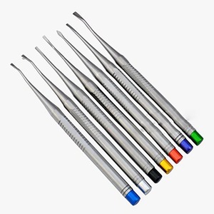 Juego de 7 Elevadores Dentales Manuales PDL de Acero Inoxidable Alemán - Product Image 1