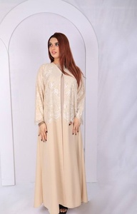 Abaya Resha Émirats Arabes Unis, modèle unique, léger, respirant, de qualité supérieure, pour femmes, style modeste, 2027, fournisseur en gros - Product Image 1