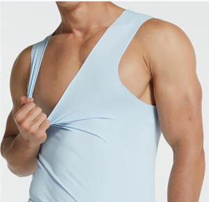 High Quality Hot Sale Cotton Sports Men Gym <b>Stringer</b> tank Top Men Gym Fitness - Product Image 6