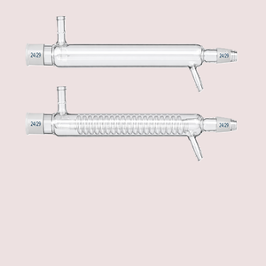 Condensador Liebig de Vidrio Borosilicato Transparente de 300 mm, Junta de 24/29 mm, Portátil, OEM, Personalizable, Resistente al Calor, para Laboratorio - Product Image 1