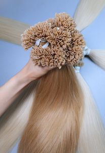 Extensiones de cabello con punta en U, cabello largo y sedoso con cordón recto, cutícula alineada, hecho en Vietnam - Product Image 2