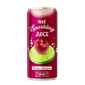 Boisson au jus de cerise et de citron vert frais, canette de 12 fl oz, fabricant de boissons OEM ODM, marque privée - Product Image 2