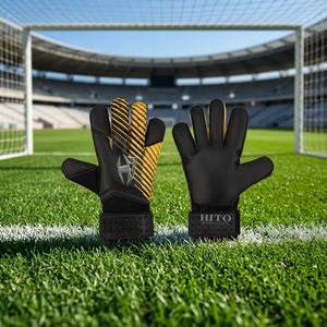 Gants de gardien de but professionnels de football, design personnalisé, vente en gros, nouveaux, avec latex allemand de 4 mm, personnalisables, haute qualité, prix compétitif - Product Image 3