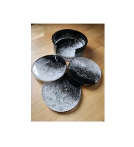 Posavasos de Resina Hecho a Mano con Diseño Artístico, Ideal para Mesa de Comedor Moderna y Decoración - Product Image 6