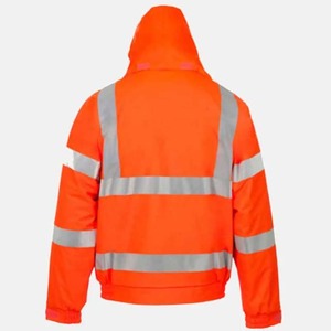 ZOHSUB POWER INDUSTRY Customized Working Safety <b>Jacket</b> <b>Workers</b> ANSI/EN ISO 20471 CLASS 1 LED Flash Waterproof High Quality - Product Image 2