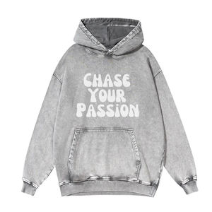 Sweats à capuche oversize pour hommes de haute qualité, coupe ample, style streetwear, en vente - Product Image 1