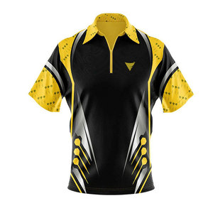 Maillots de fléchettes durables et respirants pour le sport et le fitness - Manches courtes, grandes tailles, utilisation estivale, 100% polyester - Product Image 1