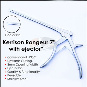 เครื่องมือผ่าตัดกระดูกสันหลังแบบใช้มือ รุ่น Spinal Rongeurs Kerrison Punch คุณภาพสูง ผลิตจากเหล็กกล้าไร้สนิม ได้รับการรับรองมาตรฐาน CE - Product Image 4