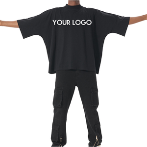 Nouveau T-shirt Homme 240g en Coton Pur, Col Ras du Cou, Coupe Classique, Manches Courtes, Grammage Lourd, Style Hip-Hop, Uni, Écologique et Respirant - Product Image 3