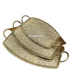 Bandeja decorativa elegante/Bandeja decorativa con asas Bandeja decorativa decoración del hogar Bandeja decorativa personalizada - Product Image 5
