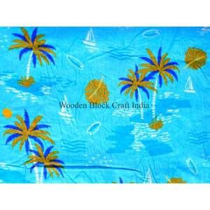 Tela 100% Algodón con Estampado de Bloques, Ecológica, Transpirable, de Secado Rápido y Ligera, Tejido Cruzado de Rajastán para Prendas de Mujer y Niña - Product Image 5