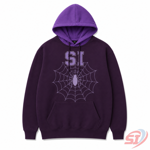 Sweat-shirt à capuche surdimensionné personnalisé motif araignée, streetwear épais, pull graphique, marque privée, fabricant OEM en gros - Product Image 1
