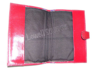 Housse de livre en cuir bohème Lowellcraft avec fermeture éclair et doublure en toile - Product Image 4