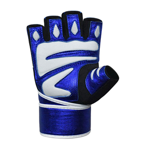 Gants de fitness en cuir pour la musculation, avec support complet du poignet, fermeture à lacets, logo personnalisé, pour hommes et femmes, légers - Product Image 5