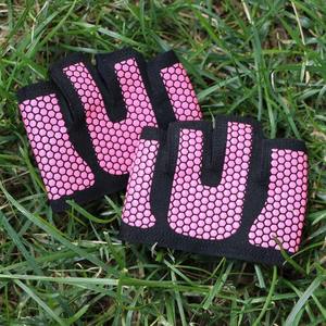 Custom Neoprene Half-finger Lightweight Sports <b>Gloves</b> Breathable Workout Gear Honeycomb Grip Padded Weightlifting Gym Exercise - Product Image 5