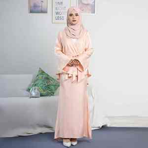 Abaya musulmane décontractée et moderne pour femme, style cape superposée, longueur ras du sol, respirante et légère, style Dubaï, tenue islamique modeste - Product Image 4