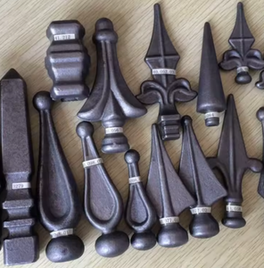 Decorative Wrought Iron Spear Finial <b>Fence</b> <b>Top</b> Cast Metal Gate Ornament Railing Pointed <b>Spike</b> Baluster Cap Eco-Friendly Easily - Product Image 4