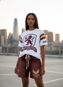 ชุดเสื้อยืดและกางเกงขาสั้นผ้าฝ้ายสำหรับเด็กผู้ชาย Unityathletica คอกลม แขนสั้น ระบายอากาศได้ดี ลายพิมพ์ เหมาะสำหรับฤดูร้อน - Product Image 4